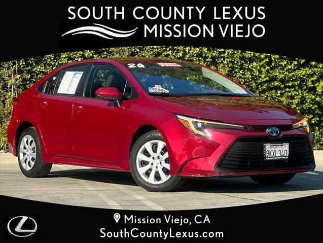 2024 toyota corolla hybrid le