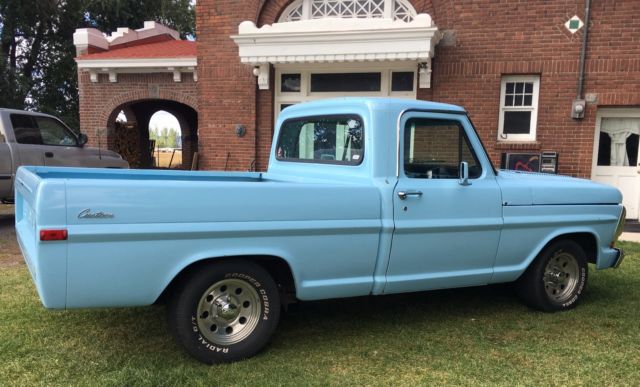 1972 ford f-100 sport custom shortbed truck no reserve auction!