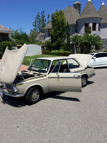 1968 bmw 1600 with upgraded 2.0 liter engine. white, manual, sedan