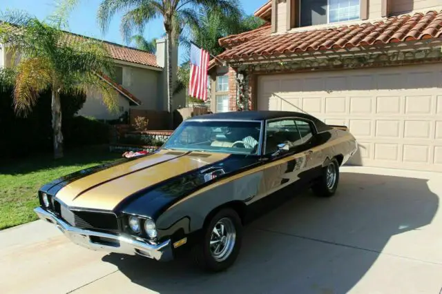 1971 buick skylark coupe black rwd automatic base