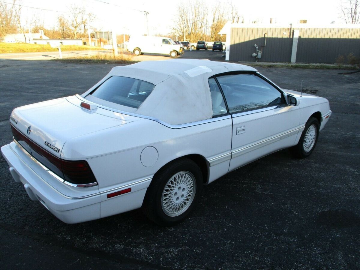 1990 chrysler lebaron gtc convertible 40k miles ***no reserve***