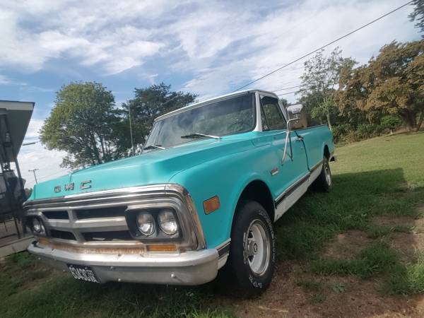 1970 gmc classic pick up baby blue 70000