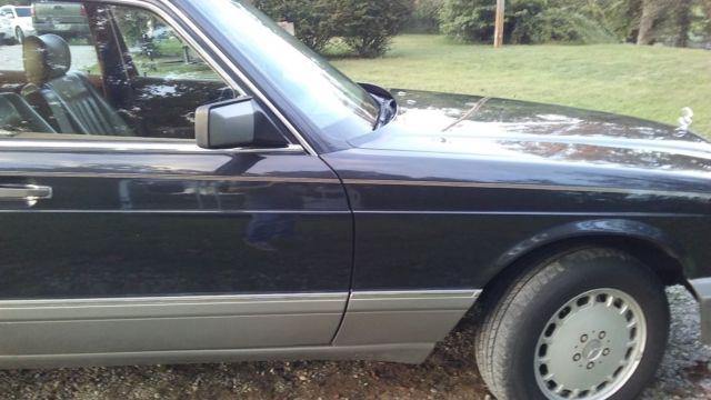 classic 1988 mercedes-benz 420 sel w126 chassis charcoal gray