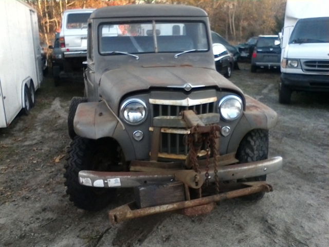 1955 jeep willy's 4x4 standard truck