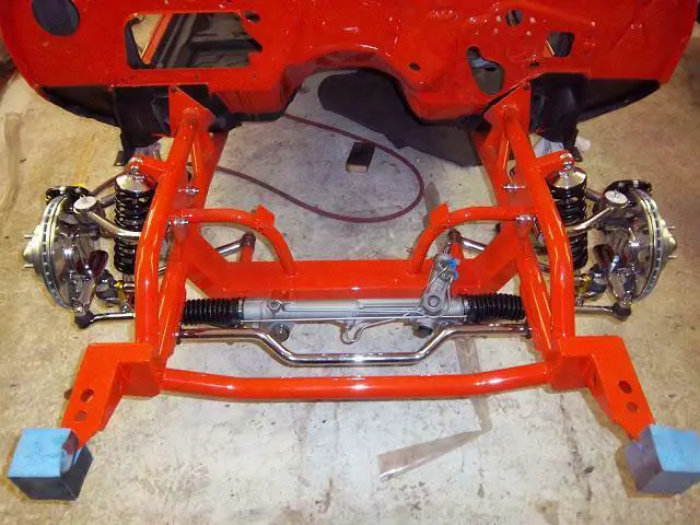 awesome build! , tremec t56 6-spd, a/c, wilwood disc's,currie 9 unch rear