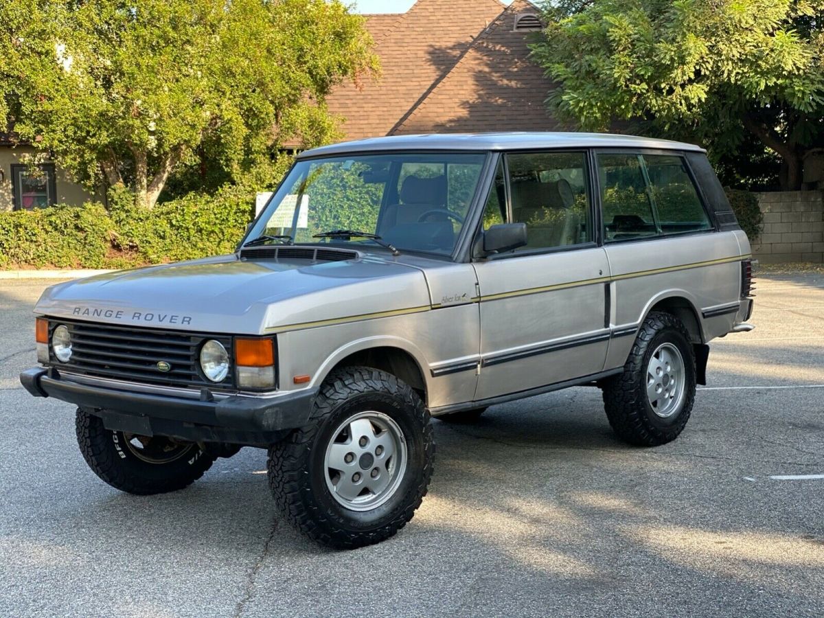 1991 range rover classic "silver fox" edition - two door - low mileage must see!