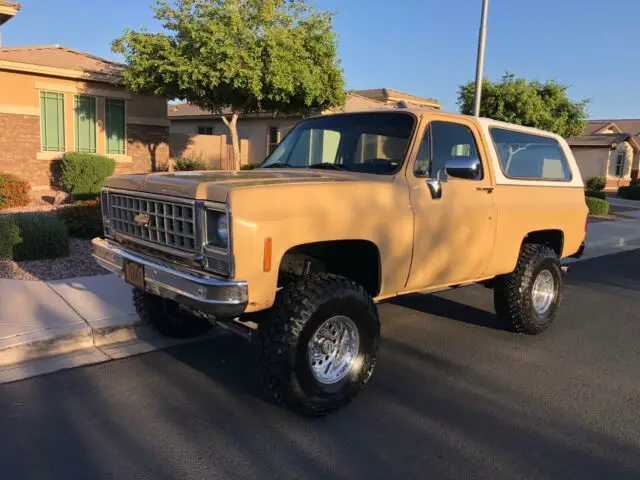 1978 chevrolet blazer k5 suv brown 4wd automatic cheyenne