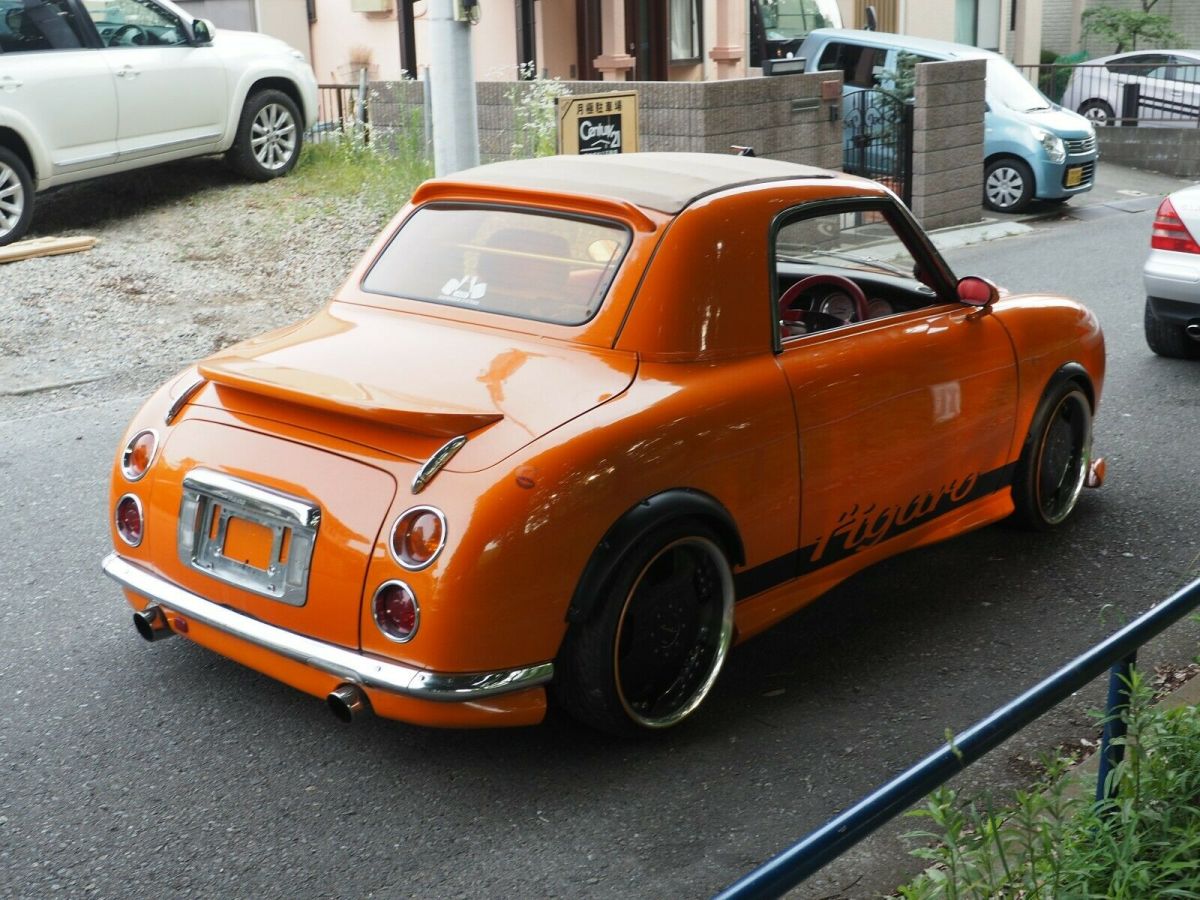 one-of-a-kind nissan figaro fully custom, jdm rhd, stance nation 15 best in show