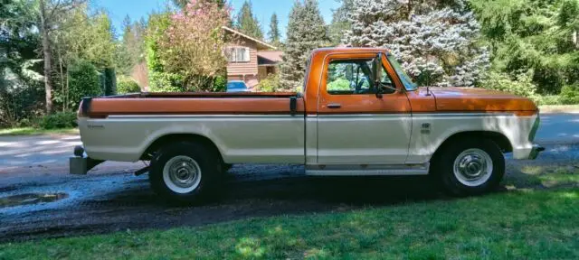 1975 ford f-250 ranger xlt classic vintage lo boy 3/4 ton f-150 f-350