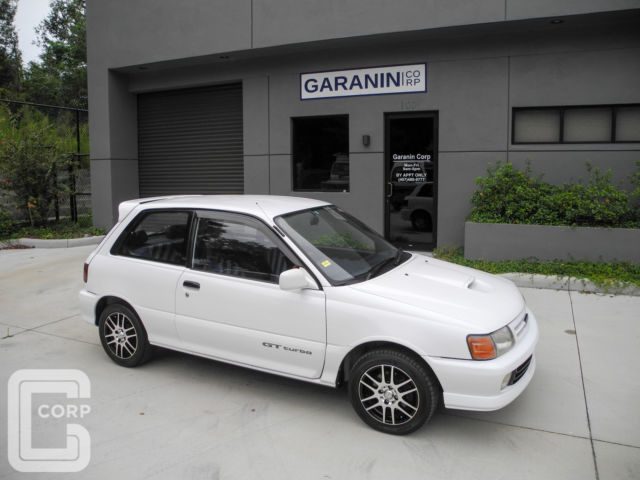 starlet gt turbo hot hatch 4e-fte jdm rhd low 55k miles