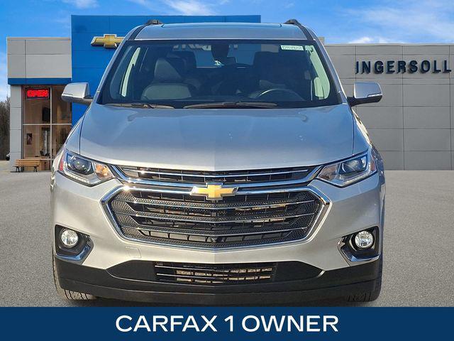 2021 chevrolet traverse lt leather