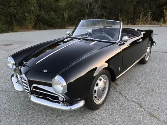 1958 alfa romeo giulietta 750 spider -upgraded to veloce spec + 5 speed gearbox