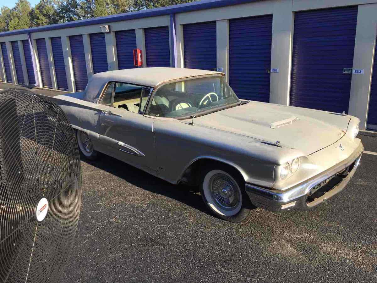 1959 ford thunderbird 7.0 sedan grey rwd automatic deluxe