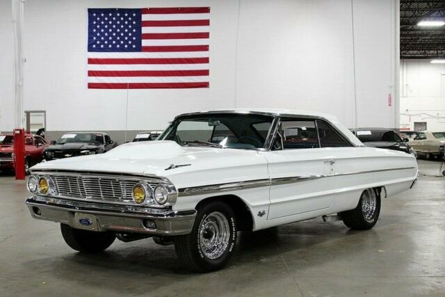 1964 ford galaxie 500 27534 miles white 390 & .30 4 speed toploader