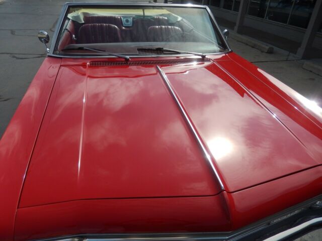 1966 chevrolet impala ss convertible regal red with red interior