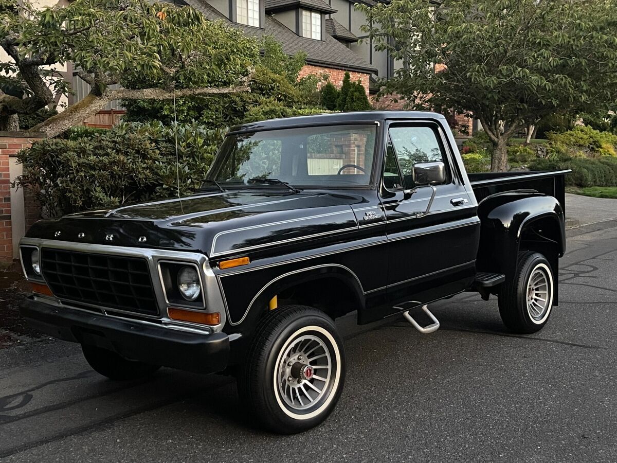 1978 ford f-150 4x4 stepside 1-owner worldwide no reserve auction