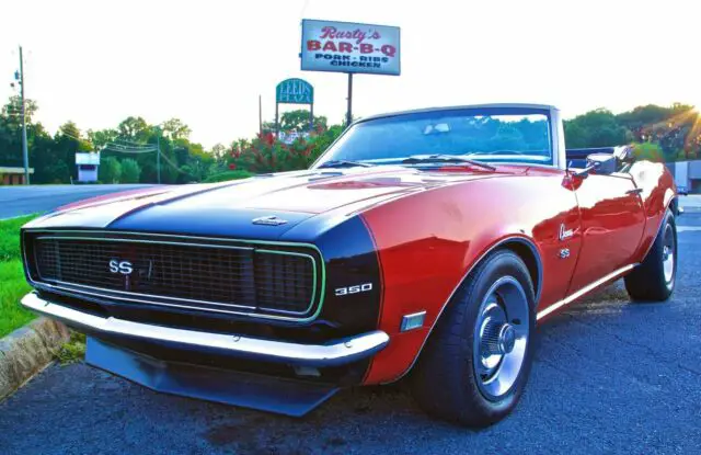 1968 rs/ss chevrolet camaro convertible