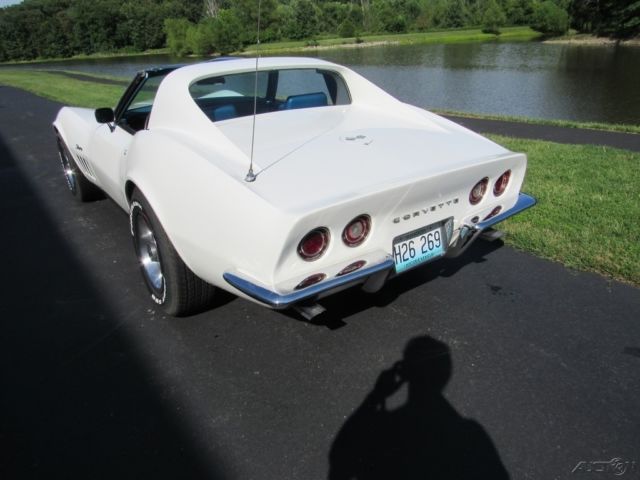 1969 chevrolet corvette t- top numbers matching original manual