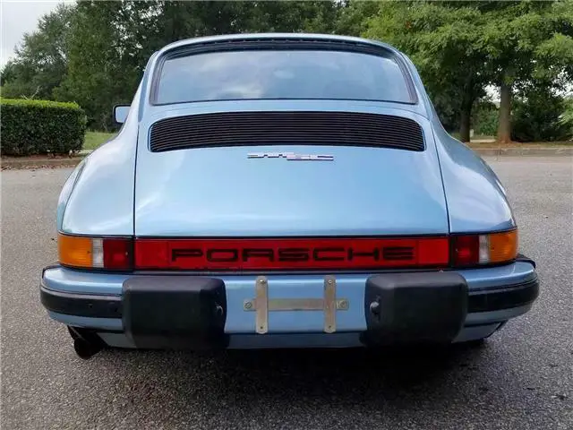 1980 porsche 911 sc light blue metallic with blue interior