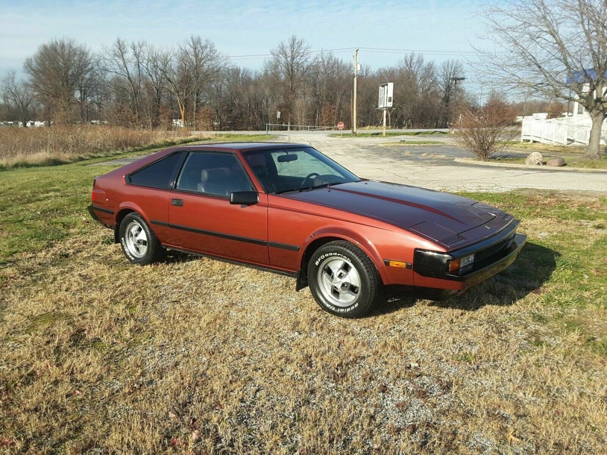 1982 toyota supra hatchback red leather