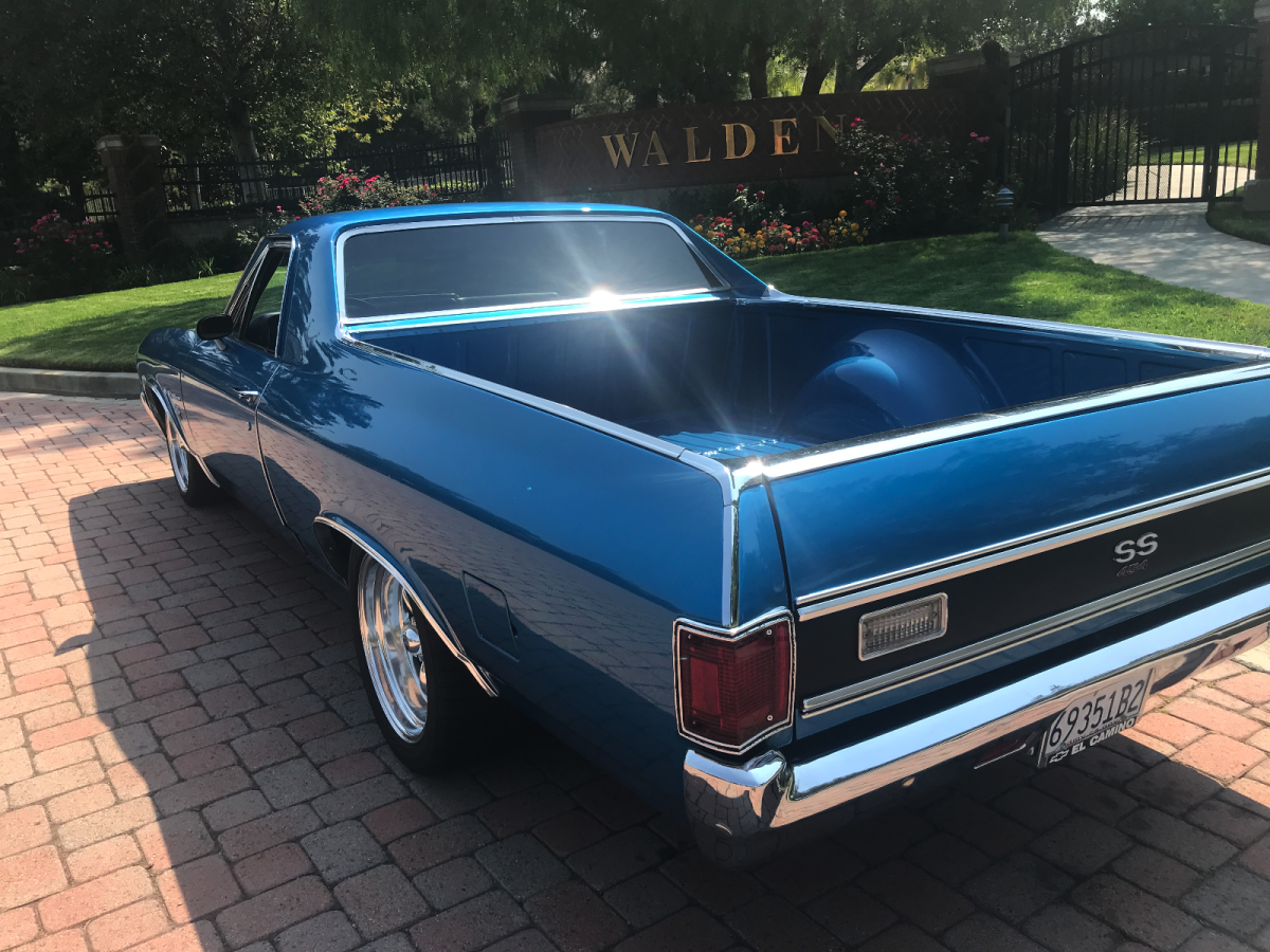 pristine california 1972 rare el camino ls5 ss454 / cowl induction