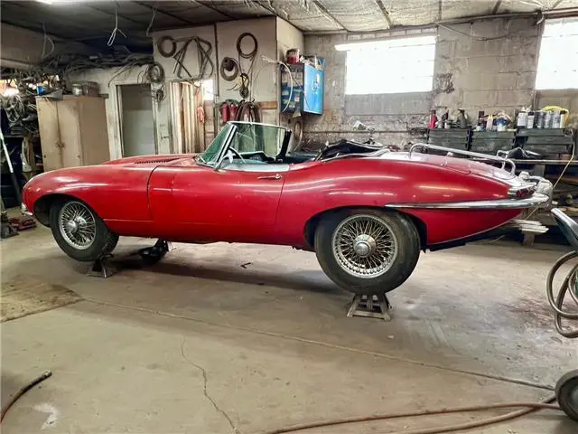 1968 jaguar e-type convertible with auxiliary hardtop barn find
