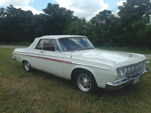 1964 plymouth fury convertible, high option, no rust, original