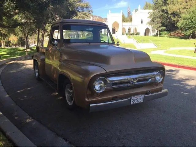 1953 ford f100 3200 miles gold pickup 5.0 fuel injection manual