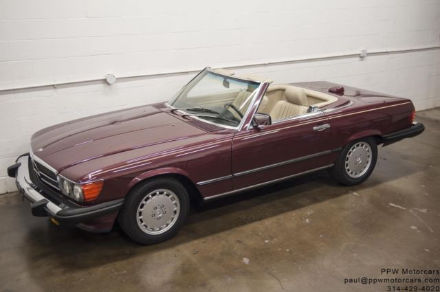 1986 mercedes-benz 560sl same owner since 1986! all records! original paint!