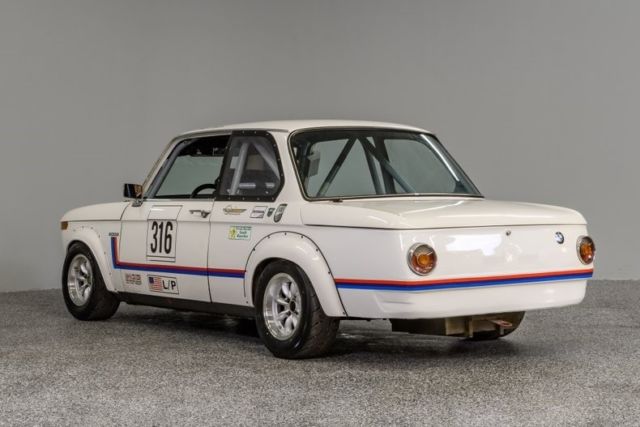1972 bmw 2002 vintage race car 0 white sedan 2000 cc 4-spd auto
