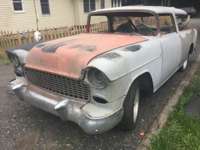 1955 chevrolet nomad prtoject factory v8 tons of parts rust free solid mounts nr