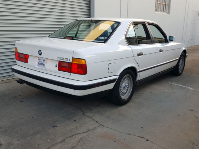 1991 bmw 535i e34! 99.9% rust-free original! cold a/c, leather + rare 5 speed!