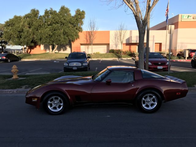 no reserve 1981 corvette stingray 350 v8 4 speed numbers matching runs & drives