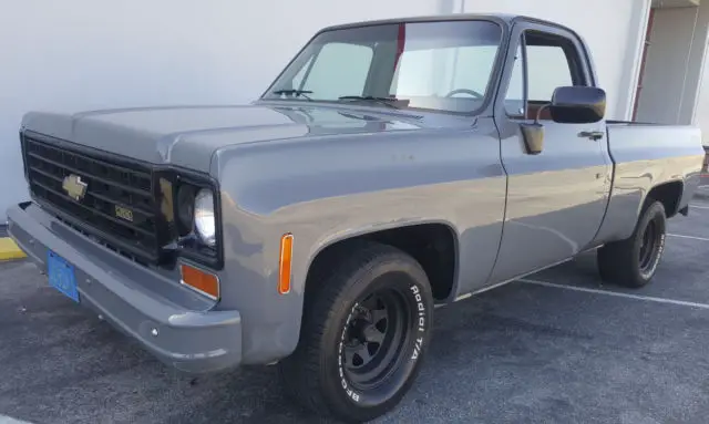 california no rust no smog 1975 chevy c10 short truck bed custom deluxe cheyenne