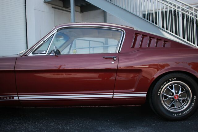 1966 ford mustang gt fastback 89000 miles burgundy coupe 4-speed manual