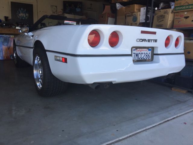 1989 corvette convertible 70k orig. miles (car fax proof)