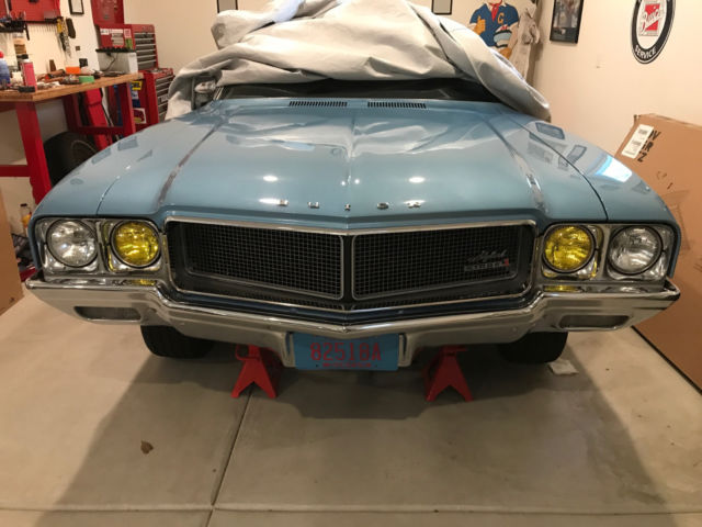 1970 buick skylark convertible l78 high comp 350 documented 51k miles gs nr!!!!!