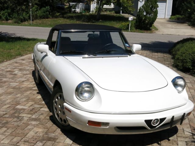 alpha romeo spider veloce 1991 low miles