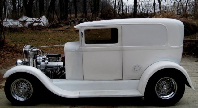 1931 sedan delivery,glass body street rod,all new tci chassis,355 v-8,350,acdisc