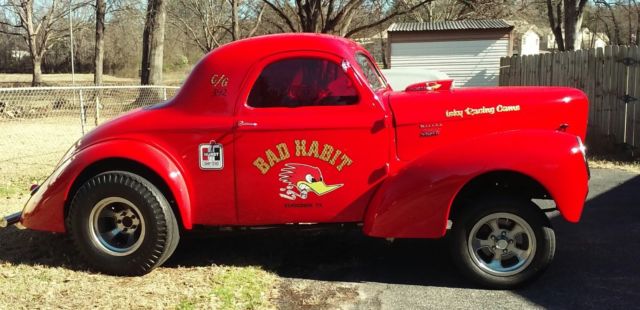 1940 willys coupe gasser vehicles
