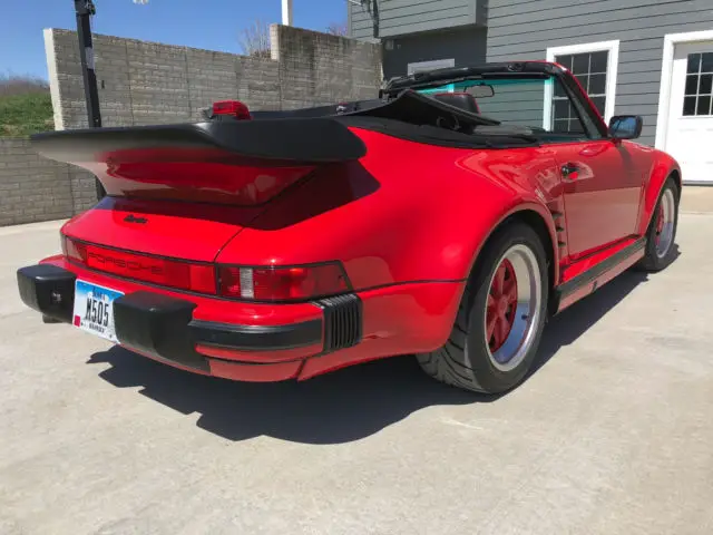 1989 porsche 930 turbo slantnose cabriolet g50 m505 low mileage