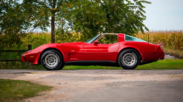restored 1979 corvette with t-tops, rebuilt 350 and new paint & interior