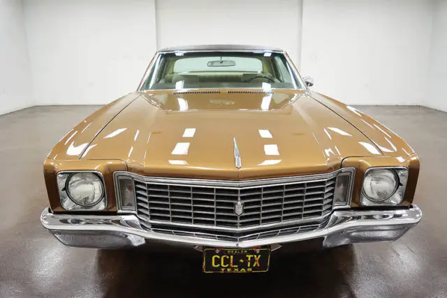 1972 chevrolet monte carlo 4539 miles brown 350 chevrolet v8 turbo 350
