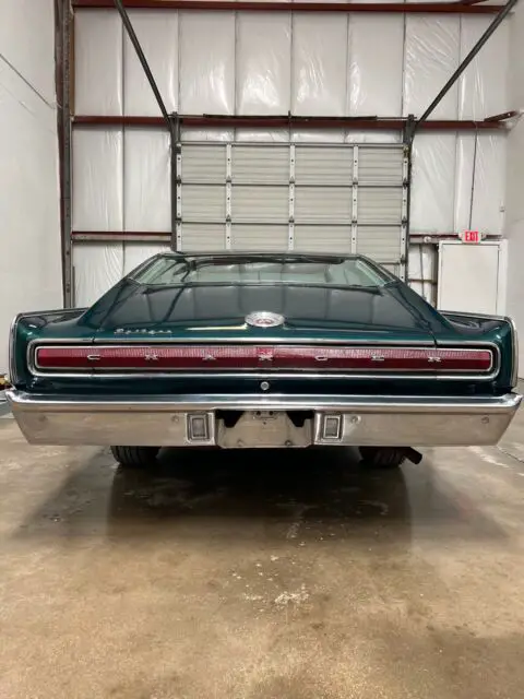 1967 dodge charger coupe green rwd automatic