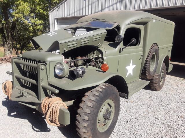 1945 dodge power wagon wagon green 4wd manual wc54 military ambulance