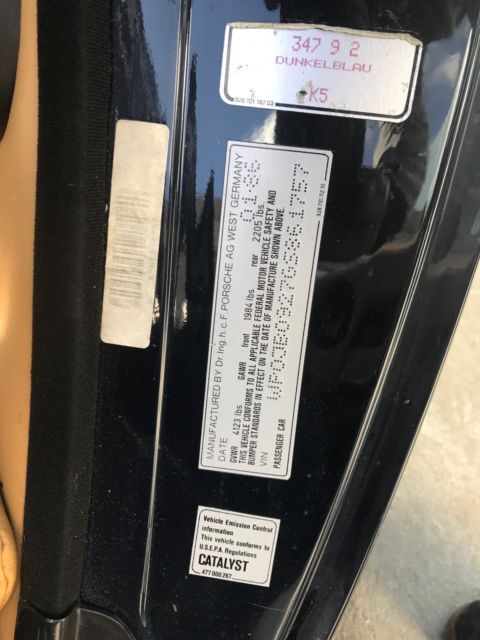 1986 porsche 928s for sale