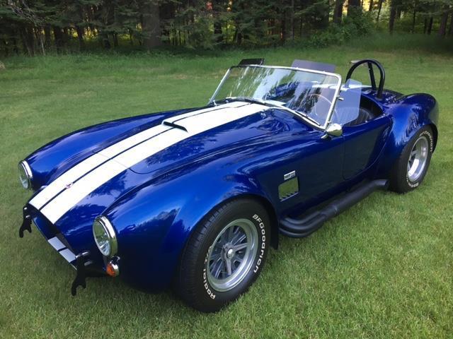 1965 shelby cobra streetrod 13,575 miles royal blue convertible 351 ci manual