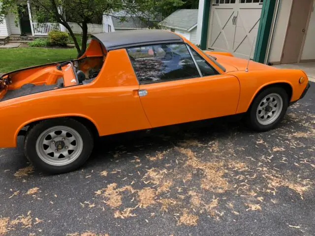 1973 porsche 914 1.7 liter runs great, move forces sale, no reserve