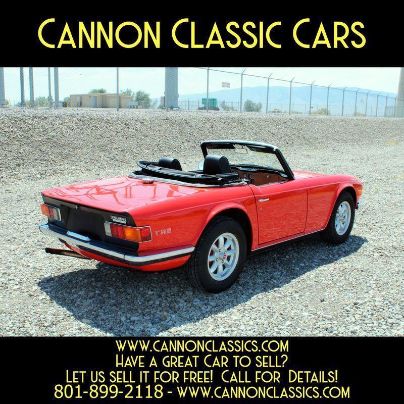 ***1969 triumph tr6 red***