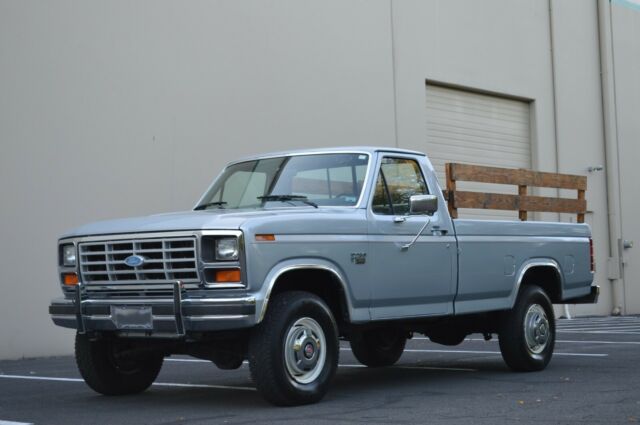1985 ford f250 reg cab 4x4 6.9l 4-speed manual diesel banks turbo 41,101 miles!